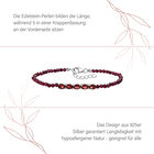 Eternity rotes Granat-Armband image number 6