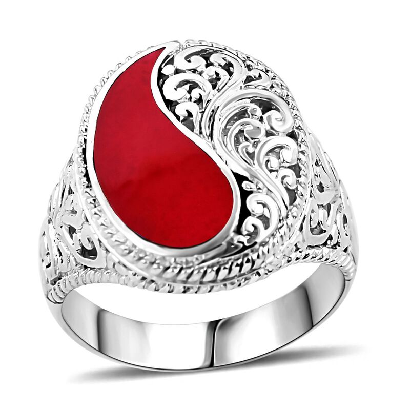 Royal Bali Kollektion - Koralle Ring image number 0