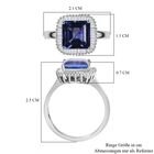 RHAPSODY AAAA Tansanit und VS EF Diamant Ring in 950 Platin - 3,41 ct. image number 4