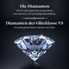 SGL zertifizierter VS-EF Labor-Diamant-Ring, 925 Silber rhodiniert - 1 ct. image number 3