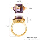 AAA Ametrin, afrikanischer Amethyst und Citrin-Ring - 6,87 ct. image number 6