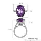 Afrikanischer Amethyst und Zirkon-Cocktail-Ring - 13,53 ct. image number 6