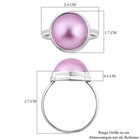 Royal Bali Kollektion- Rosa Mabe Perle Ring image number 5