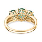 AAA Kagem sambischer Smaragd und Diamant Ring in 585 Gold - 2,90 ct. image number 5