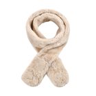 Damen Winterschal- und Hut-Set (2er-Pack) aus Kunstfell, Beige image number 1