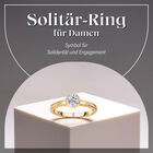 IGI zertifizierter SI GH Labor-Diamant-Ring in 585 Gelbgold - 1 ct. image number 1