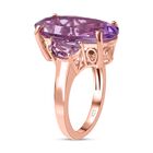 Bold Rose de France Amethyst Ring image number 4