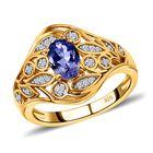 Tansanit und Zirkon Ring - 0,93 ct. image number 3