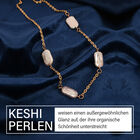 Weiße Keshi Perle-Halskette image number 1