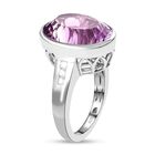 Afrikanischer Amethyst und Zirkon-Ring -9,07 ct. image number 4