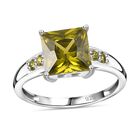 Peridot kubischer Zirkonia-Ring - 4,55 ct. image number 3