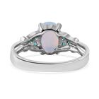 Natürlicher, äthiopischer Welo Opal und Smaragd-Ring - 1,36 ct. image number 3