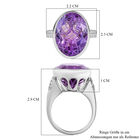 Rose de France Amethyst und Zirkon Ring - 17,08 ct. image number 6