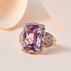 AA Rose De France Amethyst und Zirkon Ring - 7,59 ct. image number 1