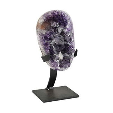 Gem Crystal Kollektion - Amethyst Geode mit Ständer - L, ca. 3900 cts