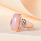 AA rosa Opal und Zirkon Ring - 3,64 ct. image number 1