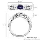 Tansanit und Zirkon Ring - 0,51 ct. image number 6