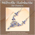 AAA Tansanit und Zirkon Halskette, 45 cm - 5,02 ct. image number 1