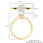 LUXORO IGI zertifizierter SI GH Labor-Diamant-Ring in 585 Gelbgold - 1 ct. image number 4