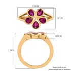 Afrikanischer Rubin floraler Ring - 1,99 ct. image number 6