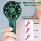 Mini-Handventilator mit Nebelspray, Schwarz image number 11