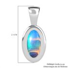 AA Natürlicher, äthiopischer Welo Opal Anhänger 925 Silber rhodiniert ca. 0,90 ct. image number 5