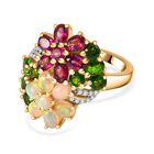 Multi-Edelstein-Ring - 3,59 ct. image number 0