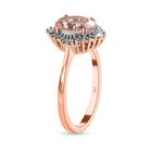 AAA rosa Morganit und Diamant Ring - 1,93 ct. image number 6