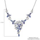 AAA Tansanit und Zirkon Halskette, 45 cm - 5,02 ct. image number 4