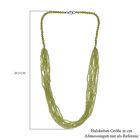 Natürliche Peridot mehrsträngige Halskette, 50cm - 100 ct. image number 5