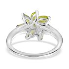 Natürlicher Peridot Ring, 925 Silber, (Größe 21.00) ca. 1.17 ct image number 5