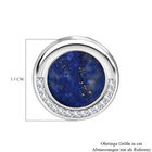 LUSTRO STELLA Lapislazuli und Zirkonia Ohrringe - 5,27 ct. image number 3