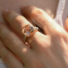 LUXORO AAA Morganit und Diamant Ring in 585 Roségold - 6,65 ct. image number 6