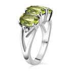 Peridot Ring und Anhänger mit 50cm Kette - 7,30 ct. image number 5