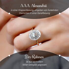 AAA Alexandrit und Diamant Ring in 585 Gold - 1,01 ct. image number 2