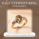 AAA natürlicher goldener Tansanit und Diamant Ring in 585 Gold - 2,14 ct. image number 1