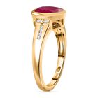 AAA Montepuez-Rubin und Diamant Ring in 585 Gold - 2,77 ct. image number 6