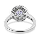 AA Tansanit und Diamant-Ring - 1,02 ct. image number 5