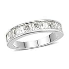 Moissanit-Ring, 925 Silber Platin  ca. 1,22 ct image number 0