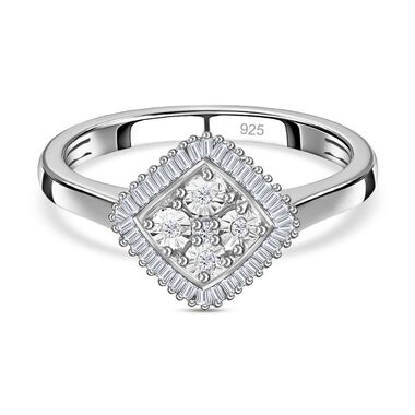 Weißer Diamant-Ring - 0,10 ct.