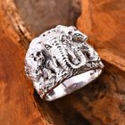 Royal Bali Kollektion- Elefant Silber Ring image number 1