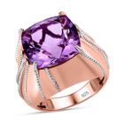 Rose De France Amethyst Ring - 7,03 ct. image number 3