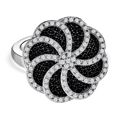 GP Italian Garden Kollektion - Diamant und Kanchanaburi blauer Saphir-Ring - 0,50 ct.