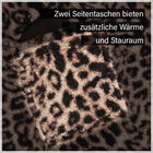 Hoodie mit Kapuze im Leopardenmuster, Braun image number 8