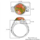 Unakite Ring -  5,69 ct. image number 6