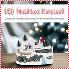 LED-Musikbox Karussell im Weihnachtsdesign image number 8