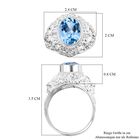 Royal Bali Kollektion- Himmelblauer Topas-Ring - 6,25 ct. image number 5