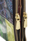 Chaos by Elsie: Patchwork Brieftasche aus 100% echtem Leder mit RFID Schutz, Leopardenmuster image number 5