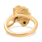 GP Italian Garden Kollektion- AA afrikanischer Rubin und Kanchanaburi blauer Saphir-Ring - 0,31 ct. image number 5