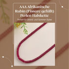 AAA afrikanische Rubin-Halskette, 45 cm - 141 ct. image number 1